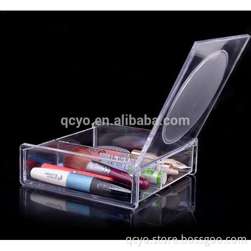 acrylic Cosmetic & brush organizer / acrylic holder tray